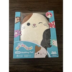 Squishmallows CAM The Cat Heating Pad Plush Animal By Happy Helpers